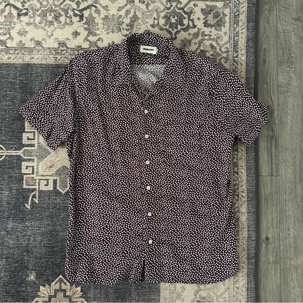 Taylor Stitch Oyster plum Casual Button Down Shirt